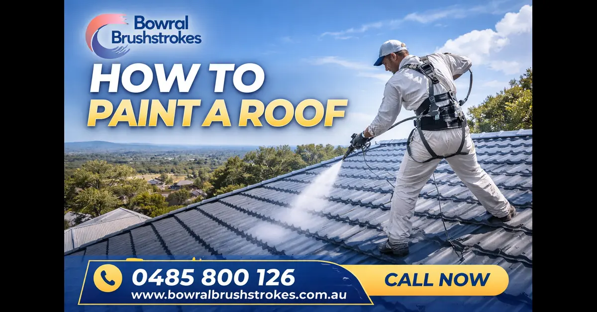 how to paint a roof