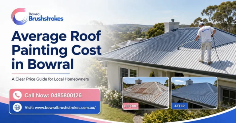 Average roof painting cost Bowral