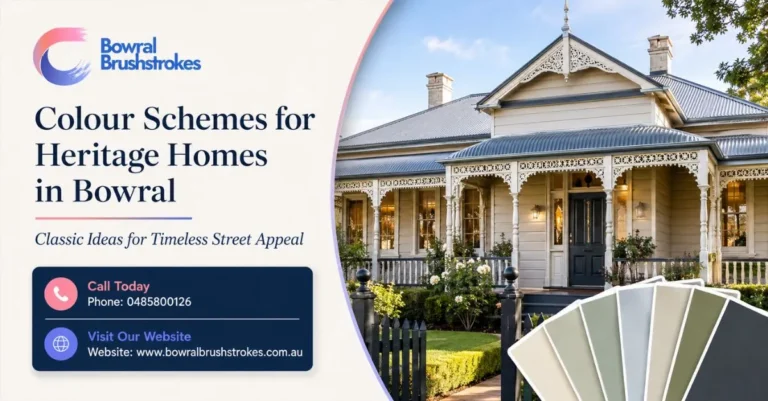 Colour schemes for heritage homes in Bowral