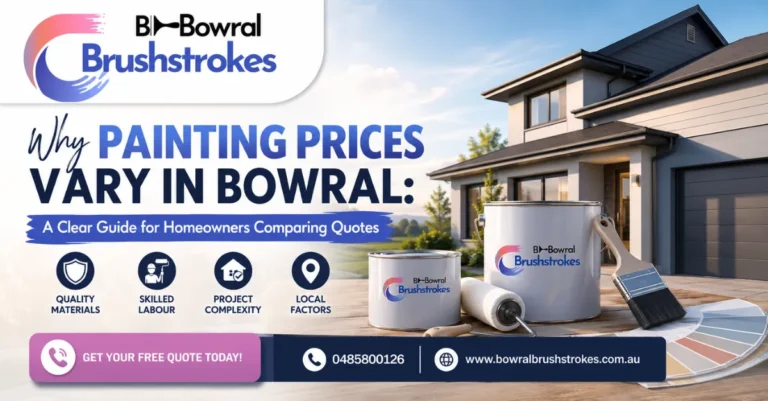 Why painting prices vary in Bowral